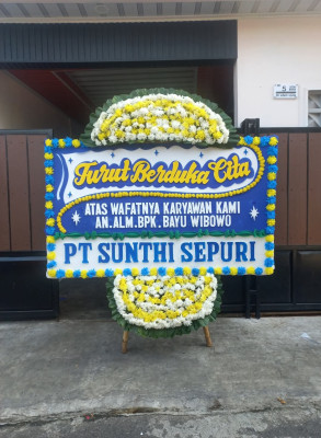 Papan Bunga Duka di Palopat Pijor Koling