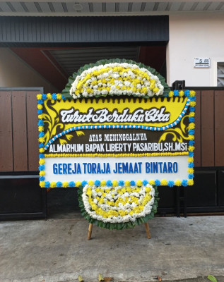 Papan Bunga Duka di Palopat Pijor Koling