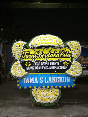 Papan Bunga Duka di Palopat Pijor Koling